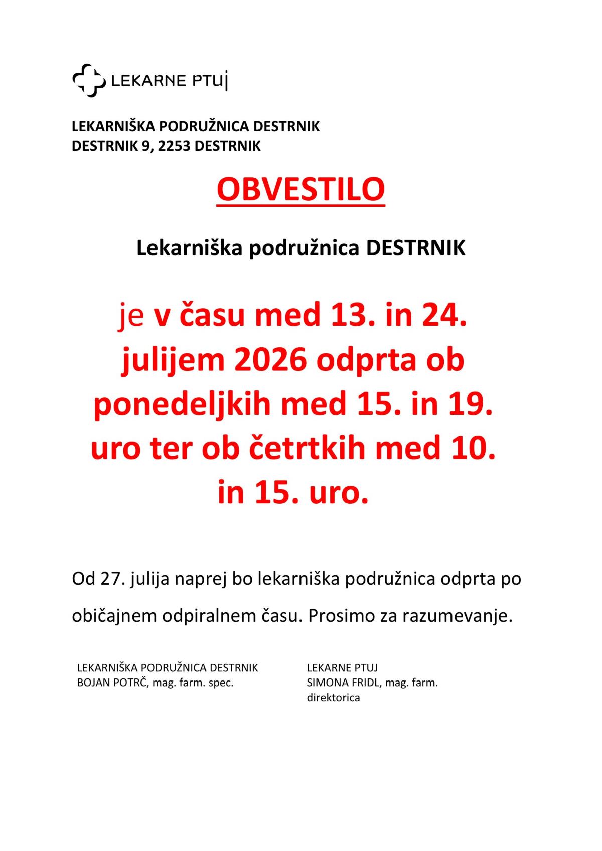 Obvestilo Destrnik julij26-1